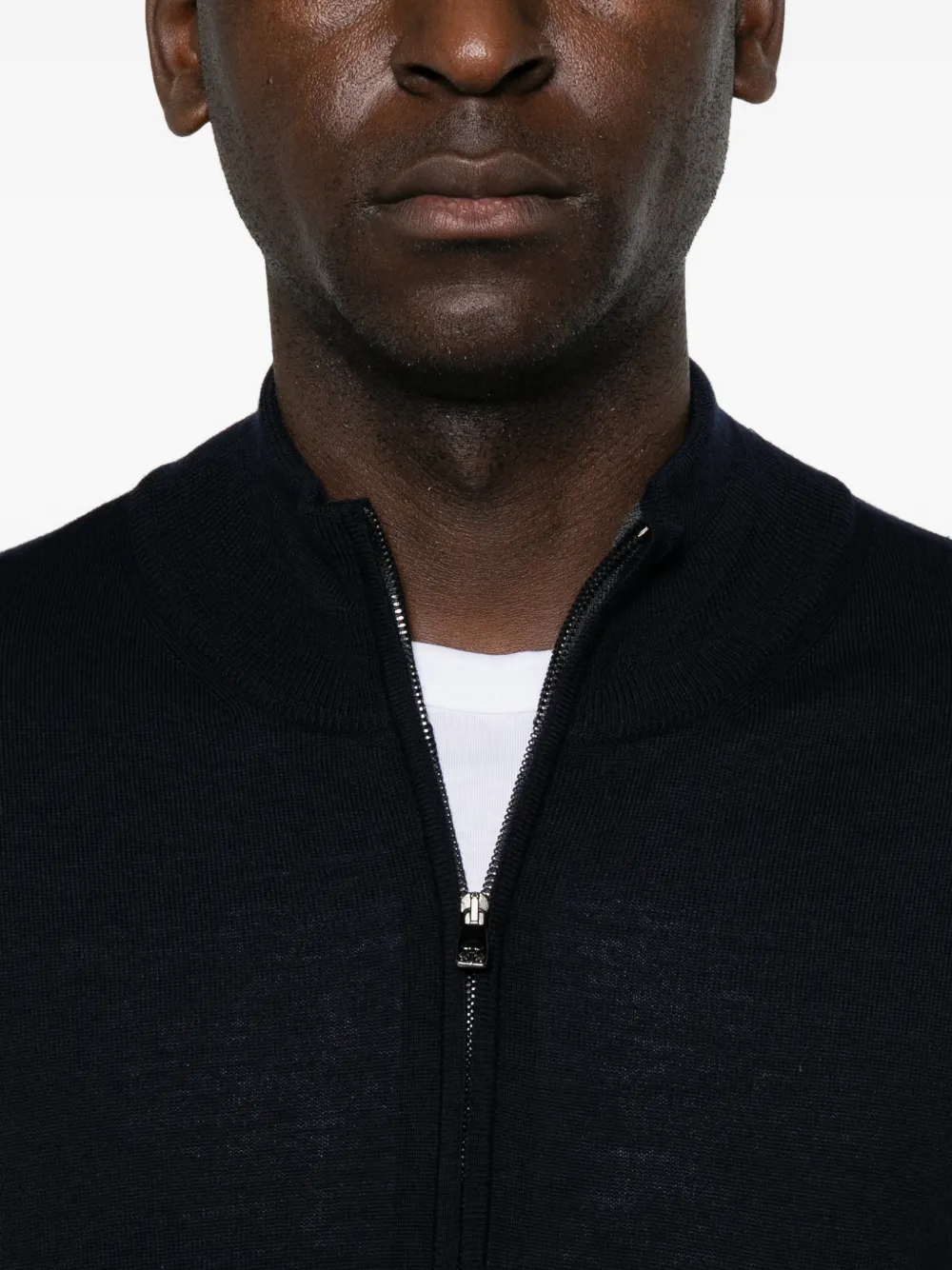 Corneliani Trui met rits Blauw