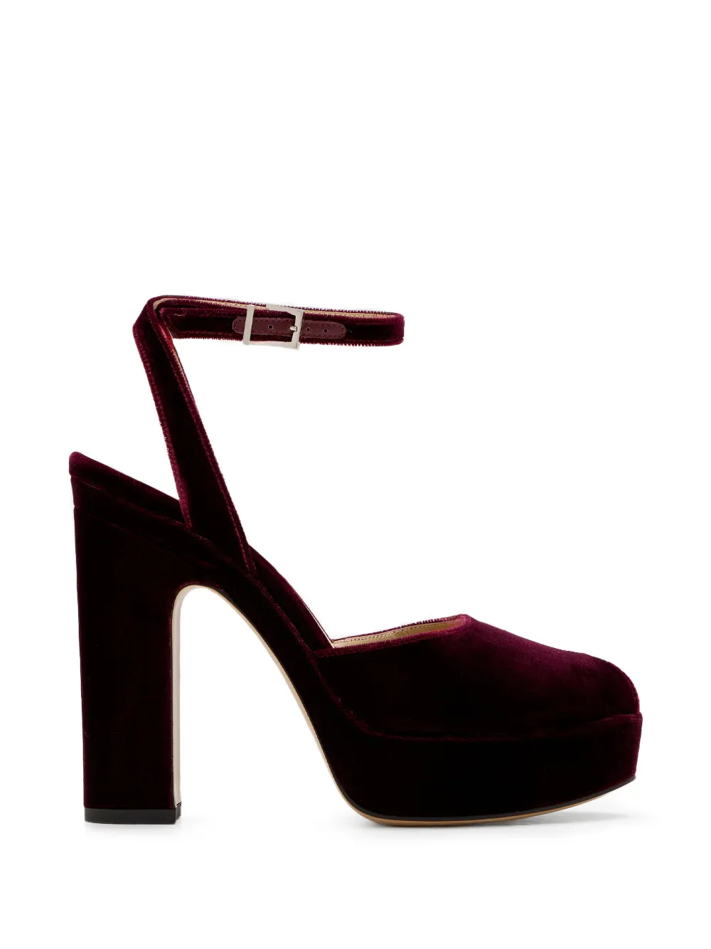 FENDI After 9 velvet sandals - Rosso