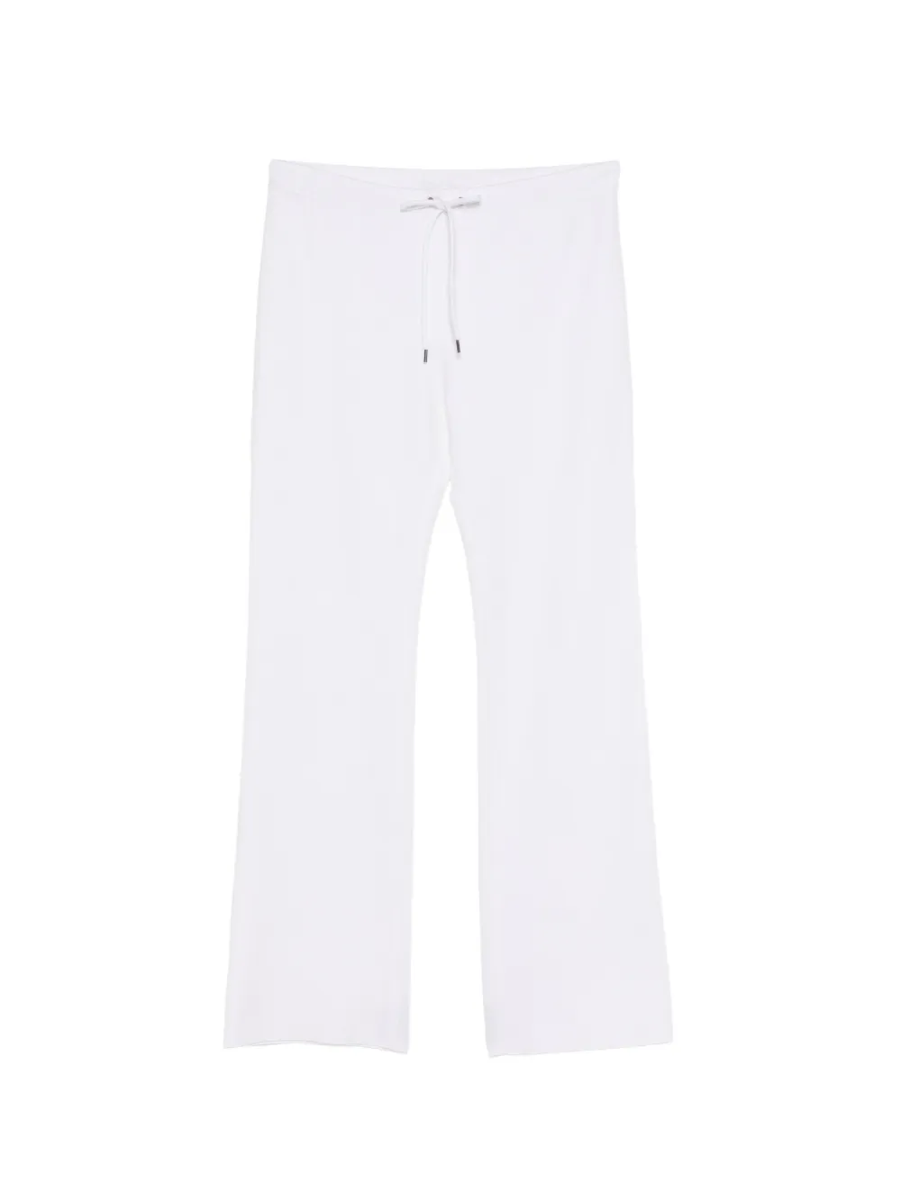James Perse Wide-Leg-Trackpants aus italienischem Strick - Weiß