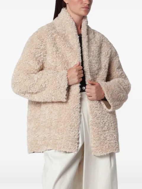 SOURCE UNKNOWN Manuela faux-shearling jacket