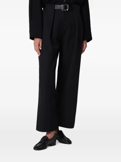 SOURCE UNKNOWN Matteo belted high-waisted trousers