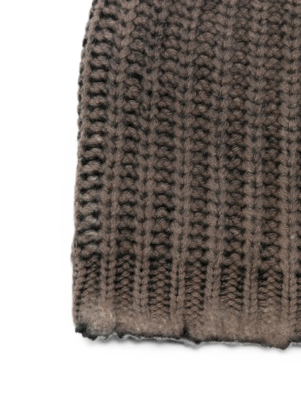 Avant Toi ribbed-knit wool beanie hat Bruin