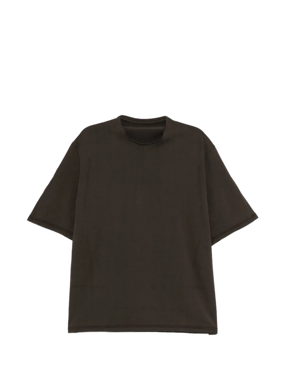 Devoa Short-sleeve T-shirt In Brown