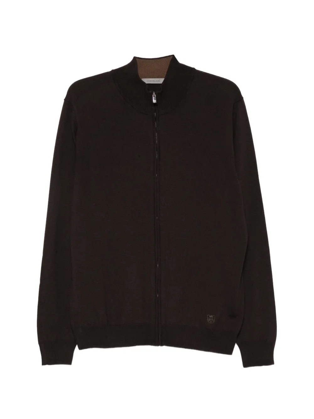 Corneliani ジップアップ カーディガン | ブラウン | Image 1
