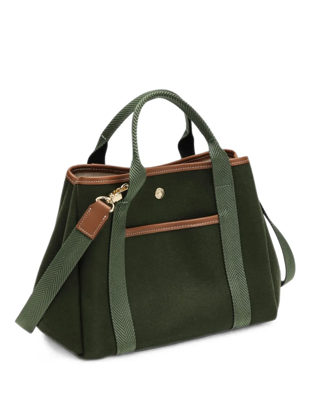 Rue De Verneuil small Traversée leather-trim tote bag