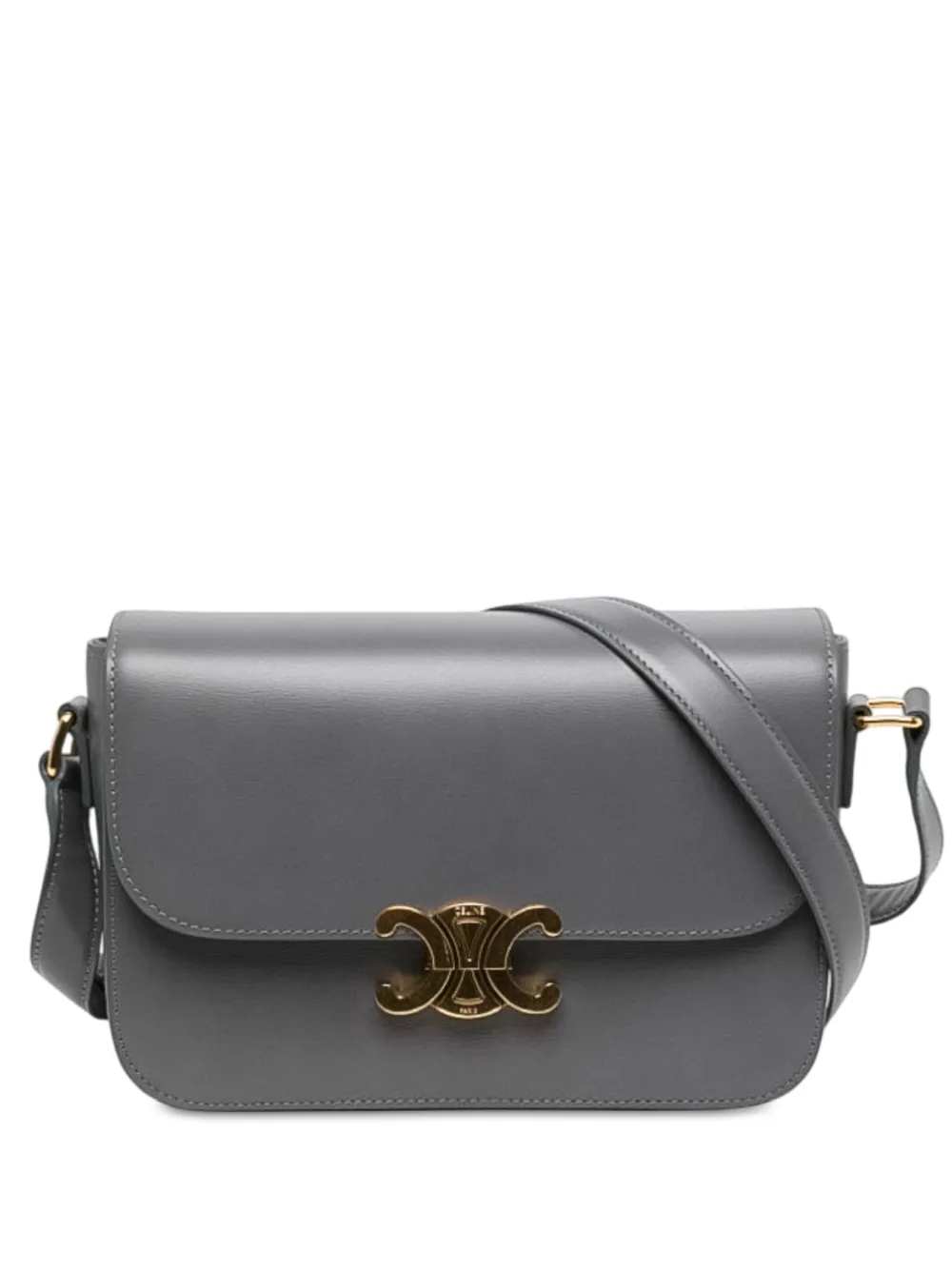Celine Pre-Owned 2023 Shiny Triomphe crossbody bag - Grau