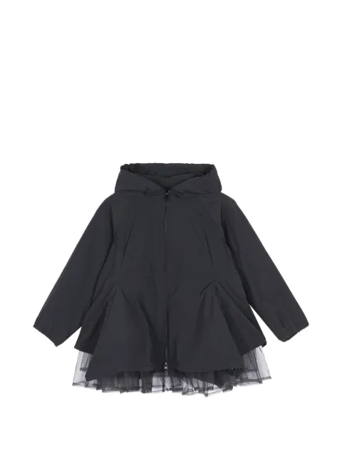 jnby by JNBY tulle-trim hooded jacket