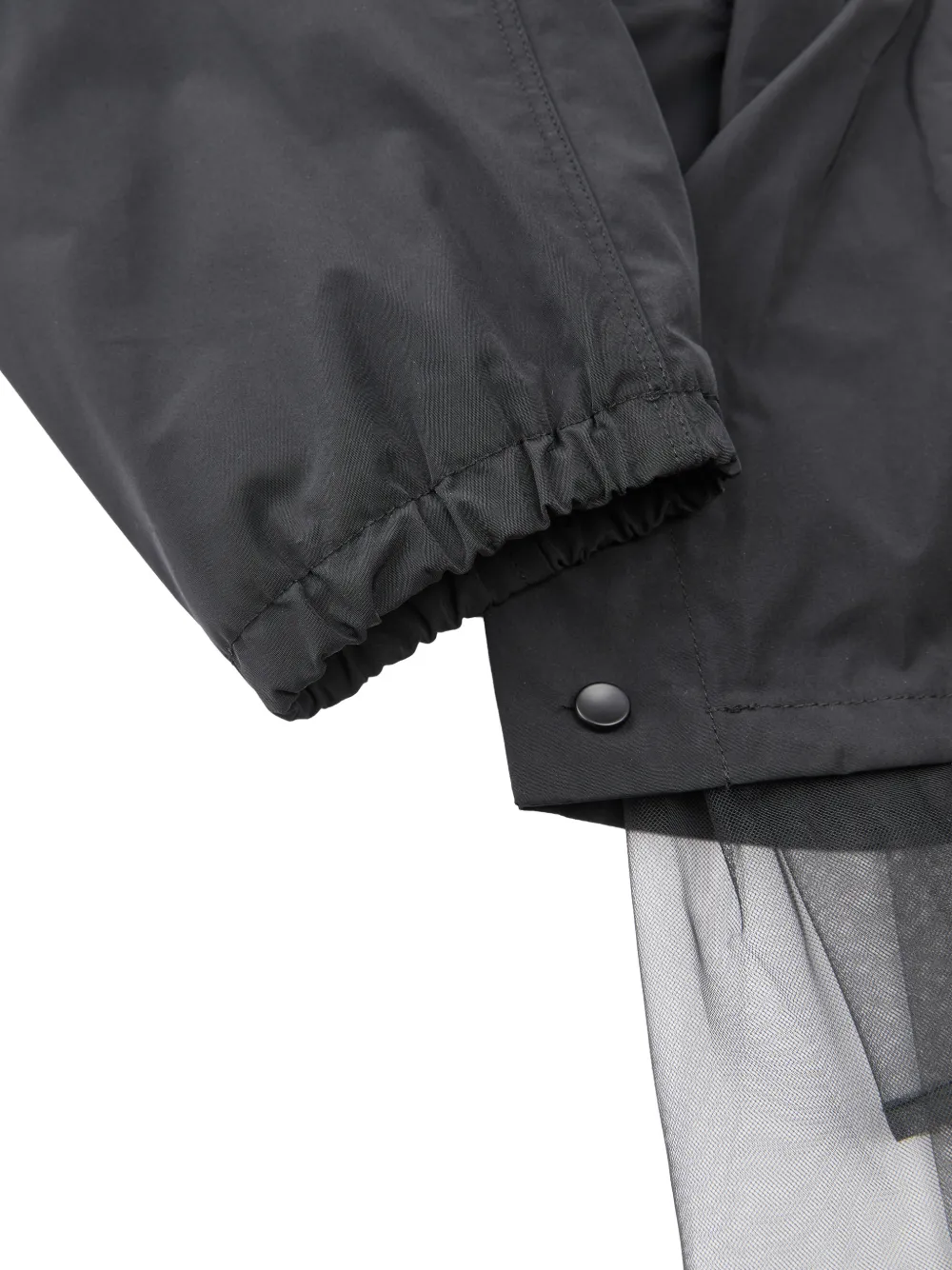 jnby by JNBY Jack met capuchon en tulen afwerking Zwart