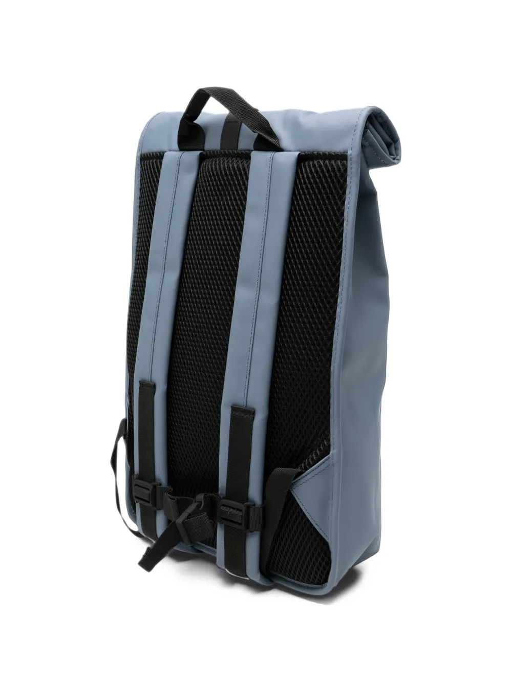 Rains Rugzak met gesp en gerolde bovenkant Blauw