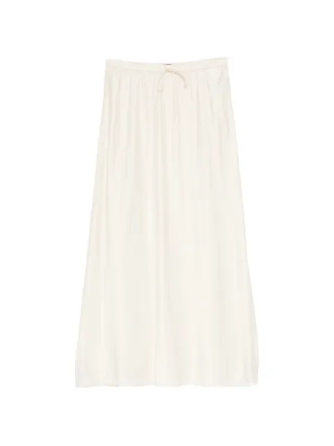 James Perse silk charmeuse drawstring skirt