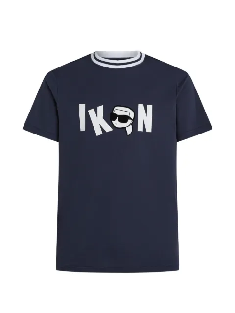 Karl Lagerfeld Ikon rib-collar T-shirt