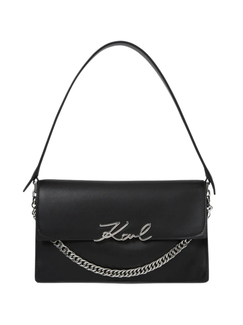 Karl Lagerfeld Borsa a spalla K/Signature con catena - Nero