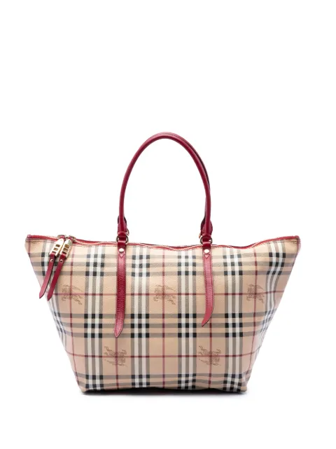 Burberry Pre-Owned 2000-2017 Medium Haymarket Check Coated Canvas Salisbury tote bag