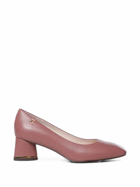 Coccinelle C-Everyday logo-plaque leather pumps