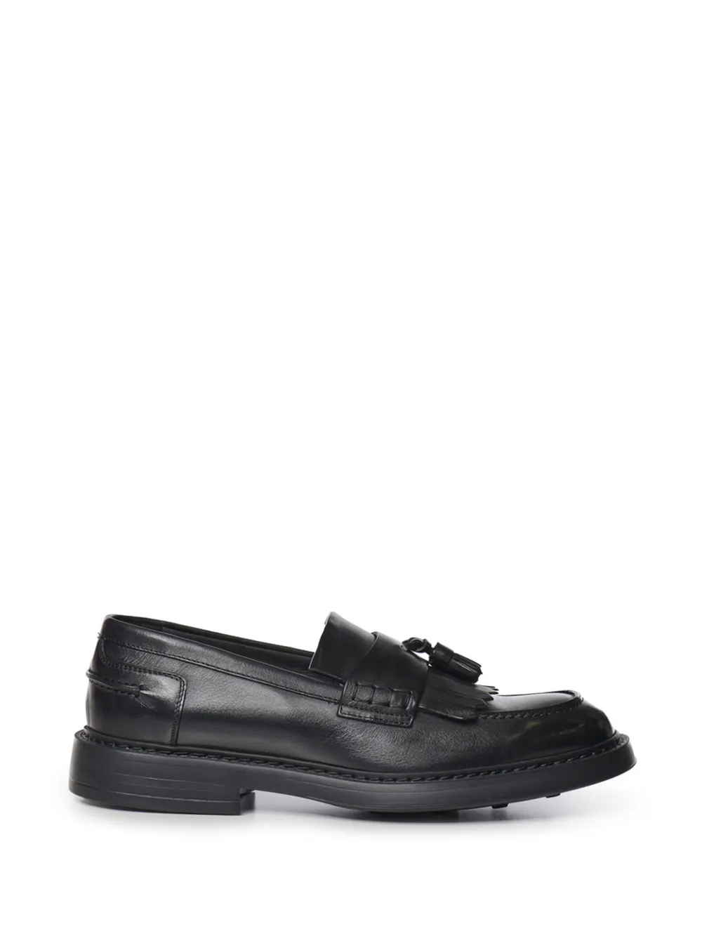 Doucal's tassel kiltie loafers - Nero