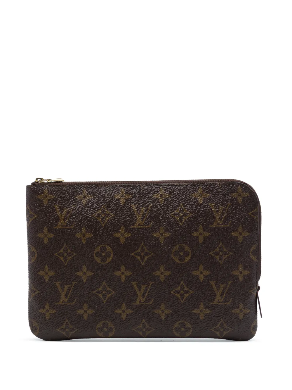 Louis Vuitton Pre-Owned pochette monogrammée Etui Voyageur PM (2017) - Marron