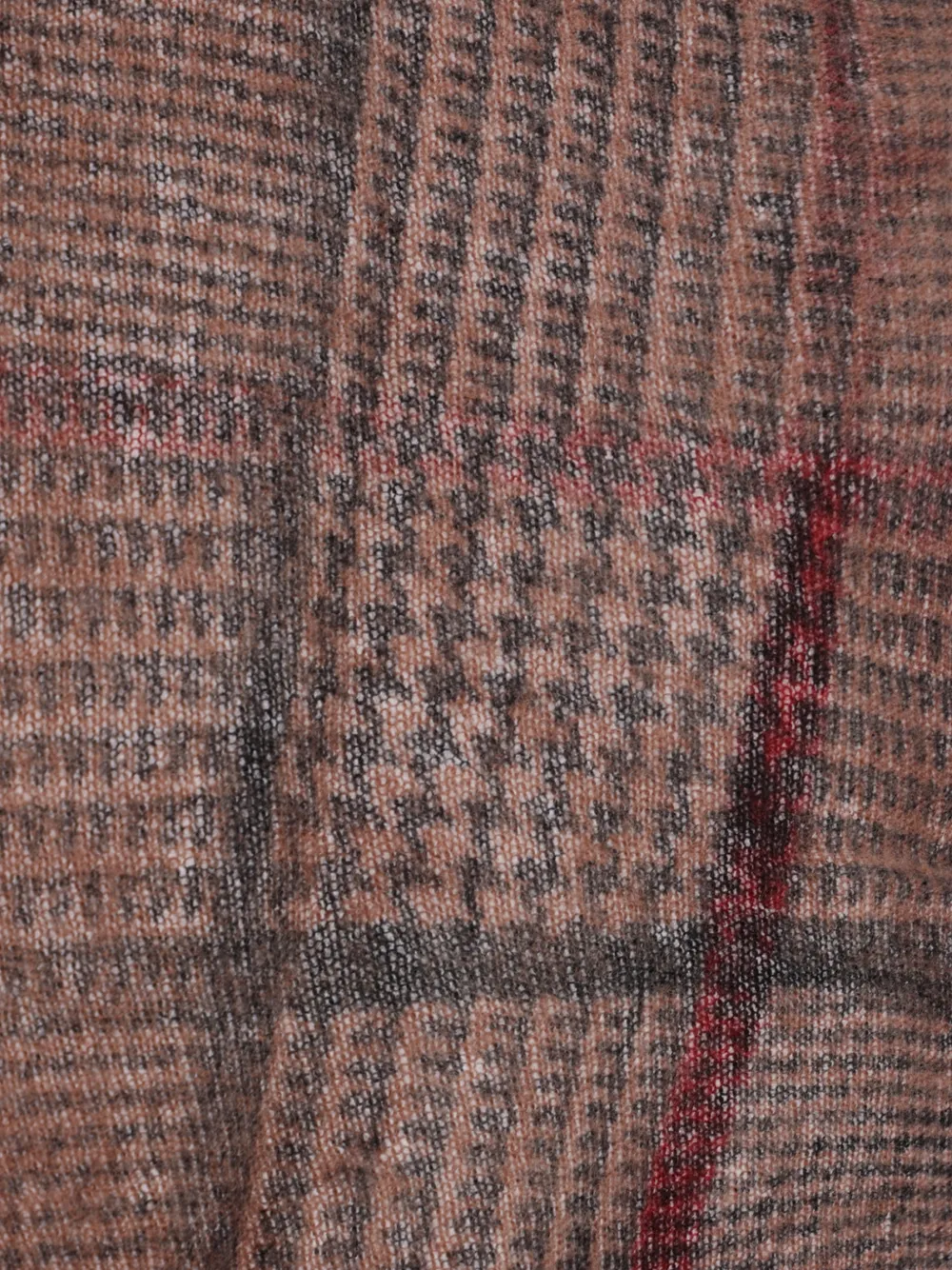 Faliero Sarti Scottino check-pattern scarf Bruin