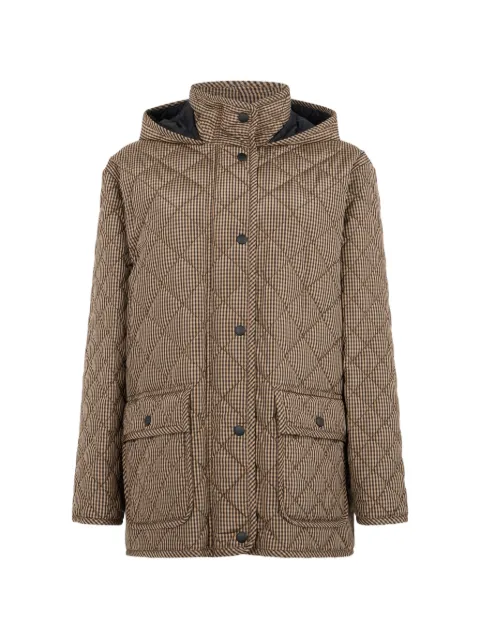 ASPESI check-pattern quilted jacket