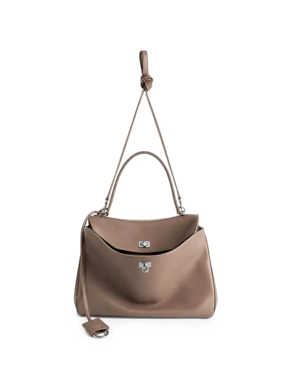 Balenciaga Medium Rodeo leren shopper Beige