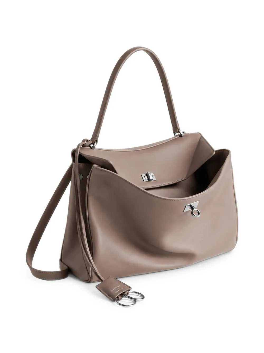 Balenciaga Medium Rodeo leren shopper Beige