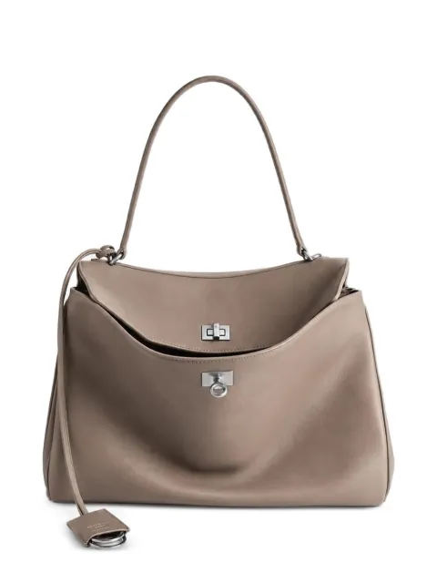 Balenciaga medium Rodeo leather tote bag