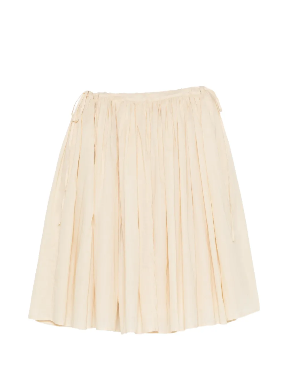 COTEMP pleated drawstring-waist skirt - Toni neutri