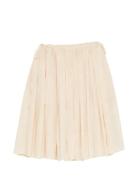 COTEMP pleated drawstring-waist skirt