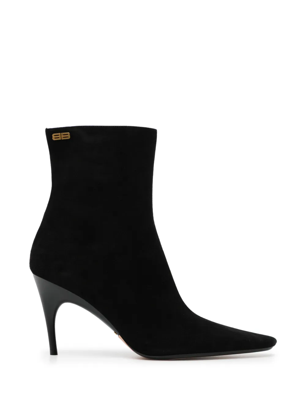 Balenciaga BB logo ankle boots - Nero