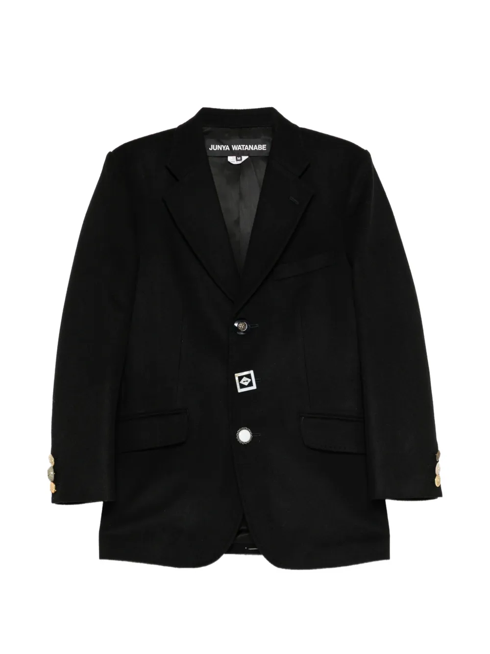Junya Watanabe embellished-button blazer Zwart