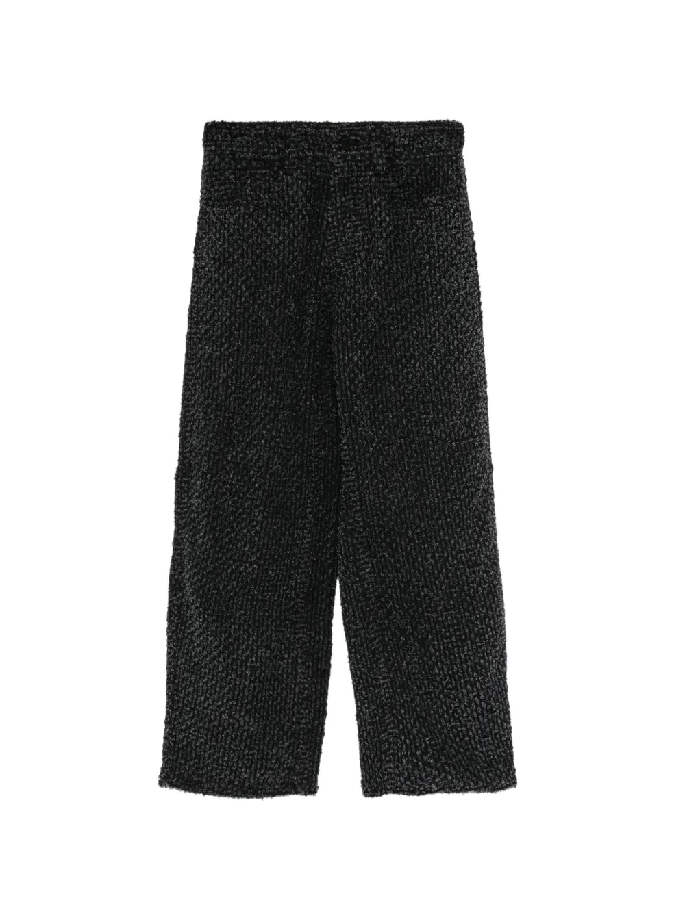 Melitta Baumeister bouclé-knit trousers - Nero