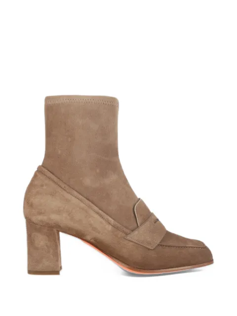 Santoni Carla loafer-style ankle boots