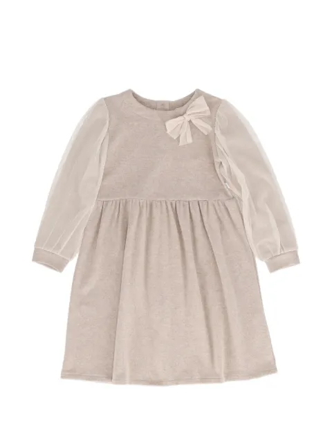 MAGIL tulle-sleeve bow-detail dress