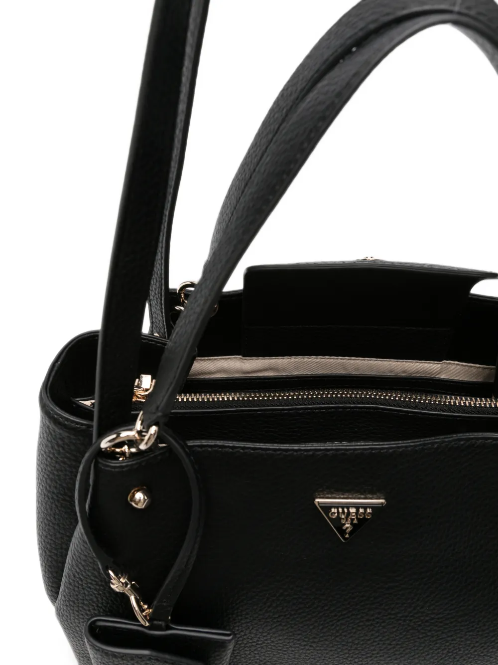 GUESS USA Shopper met logoplakkaat Zwart