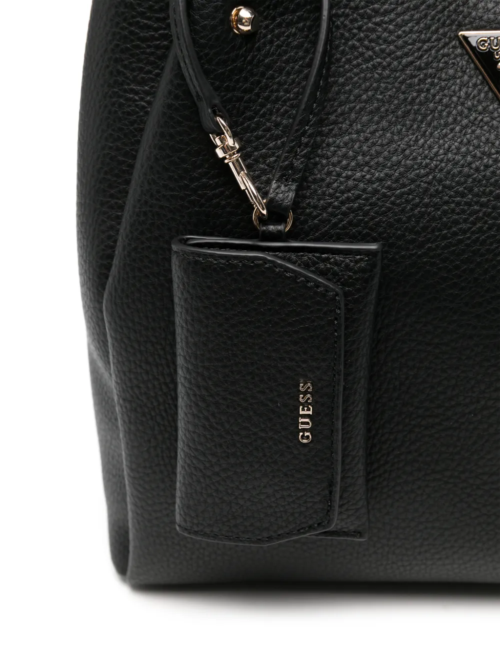 GUESS USA Shopper met logoplakkaat Zwart