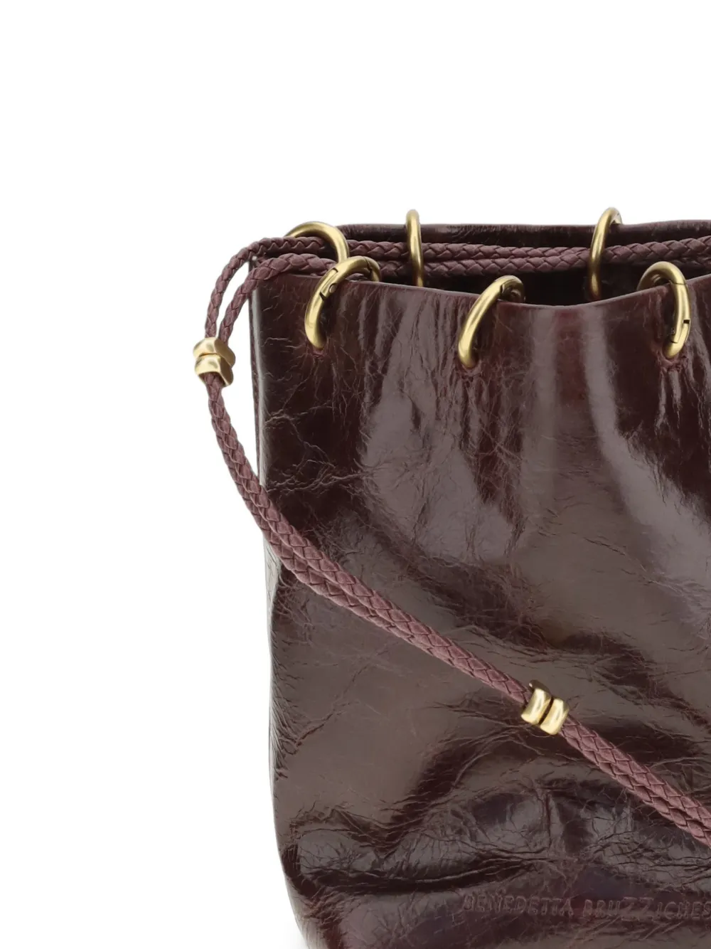 Benedetta Bruzziches Doudou Petite mini bucket-tas Bruin