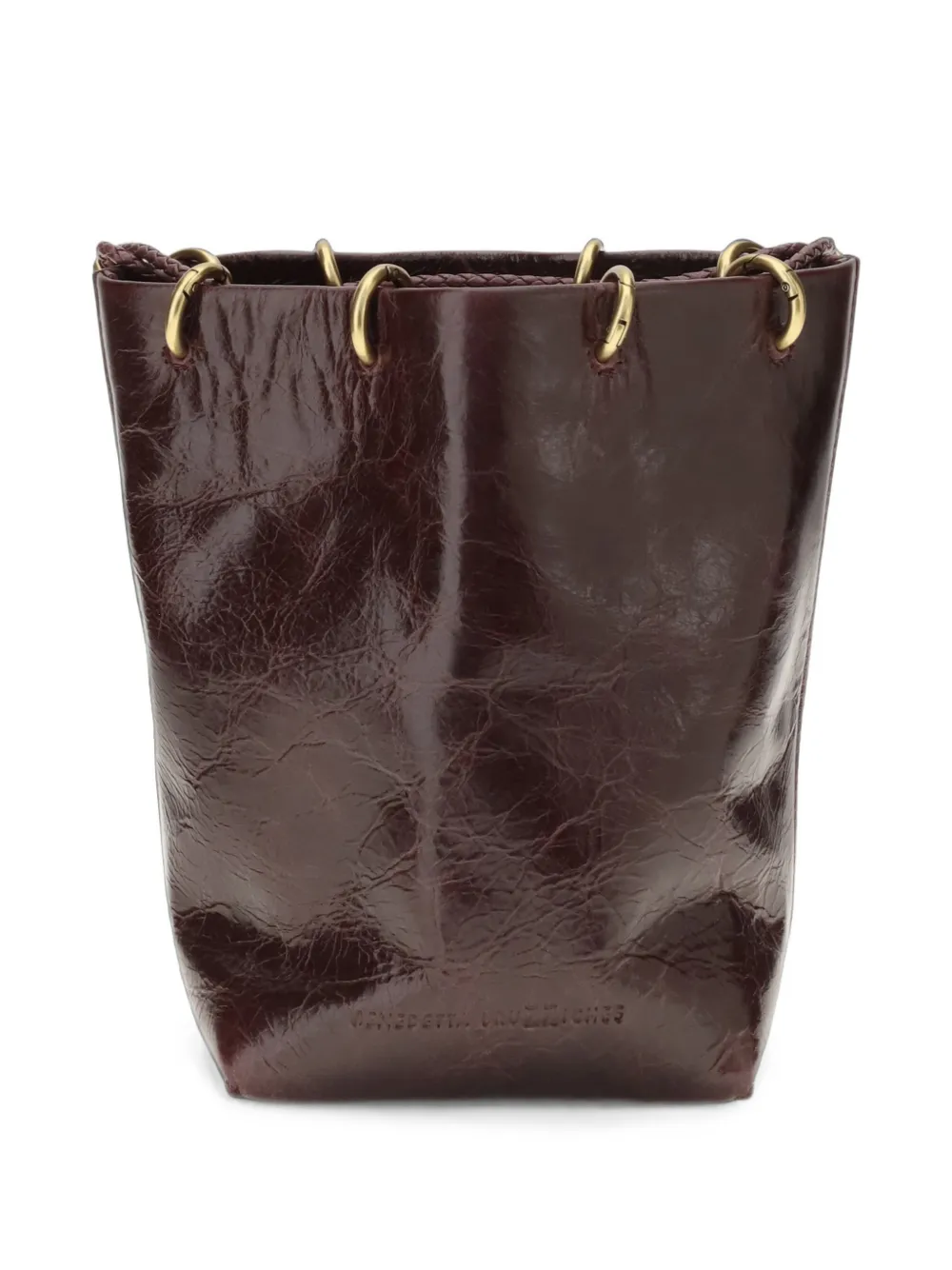 Benedetta Bruzziches Mini Doudou Petite Bucket Bag In Brown