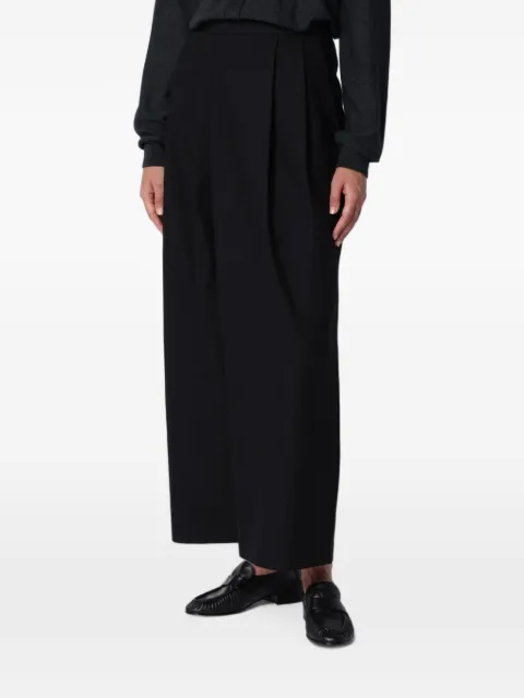 SOURCE UNKNOWN Leiko pleated cropped trousers