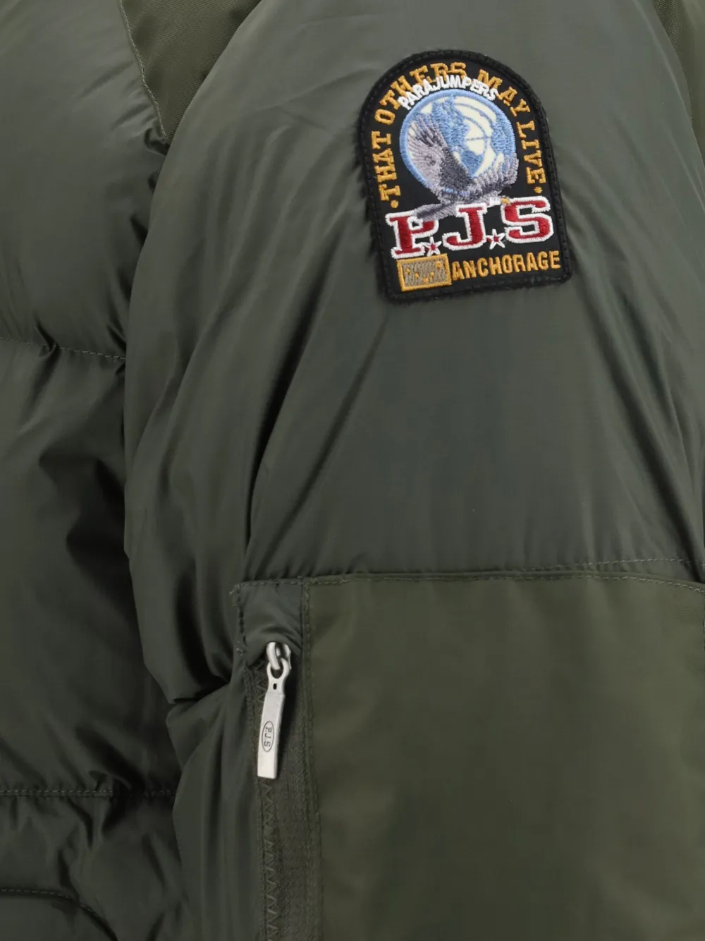 Parajumpers Tyrik donsjack met capuchon Groen