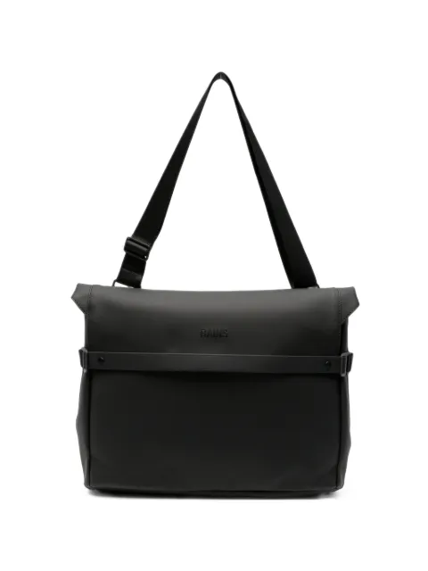 Rains OTG logo-print messenger bag