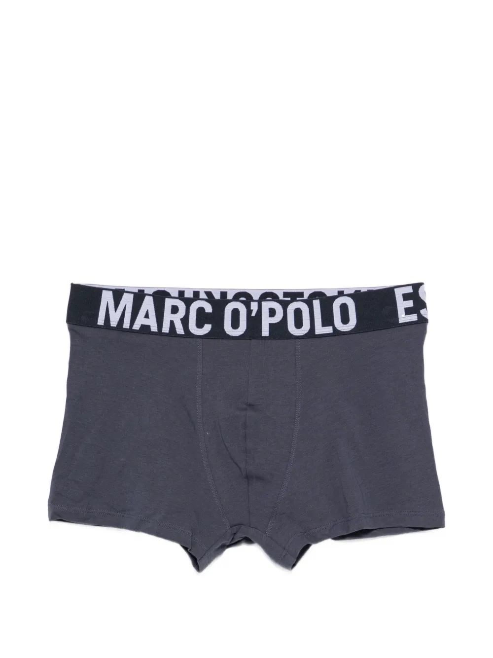 Marc O'Polo Drie boxershorts met logoband Grijs
