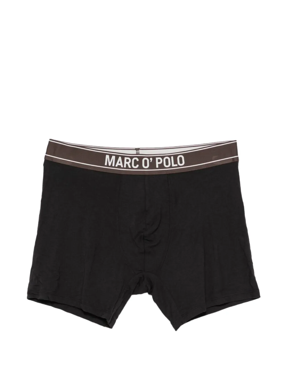 Marc O'Polo Drie boxershorts met logoband Zwart