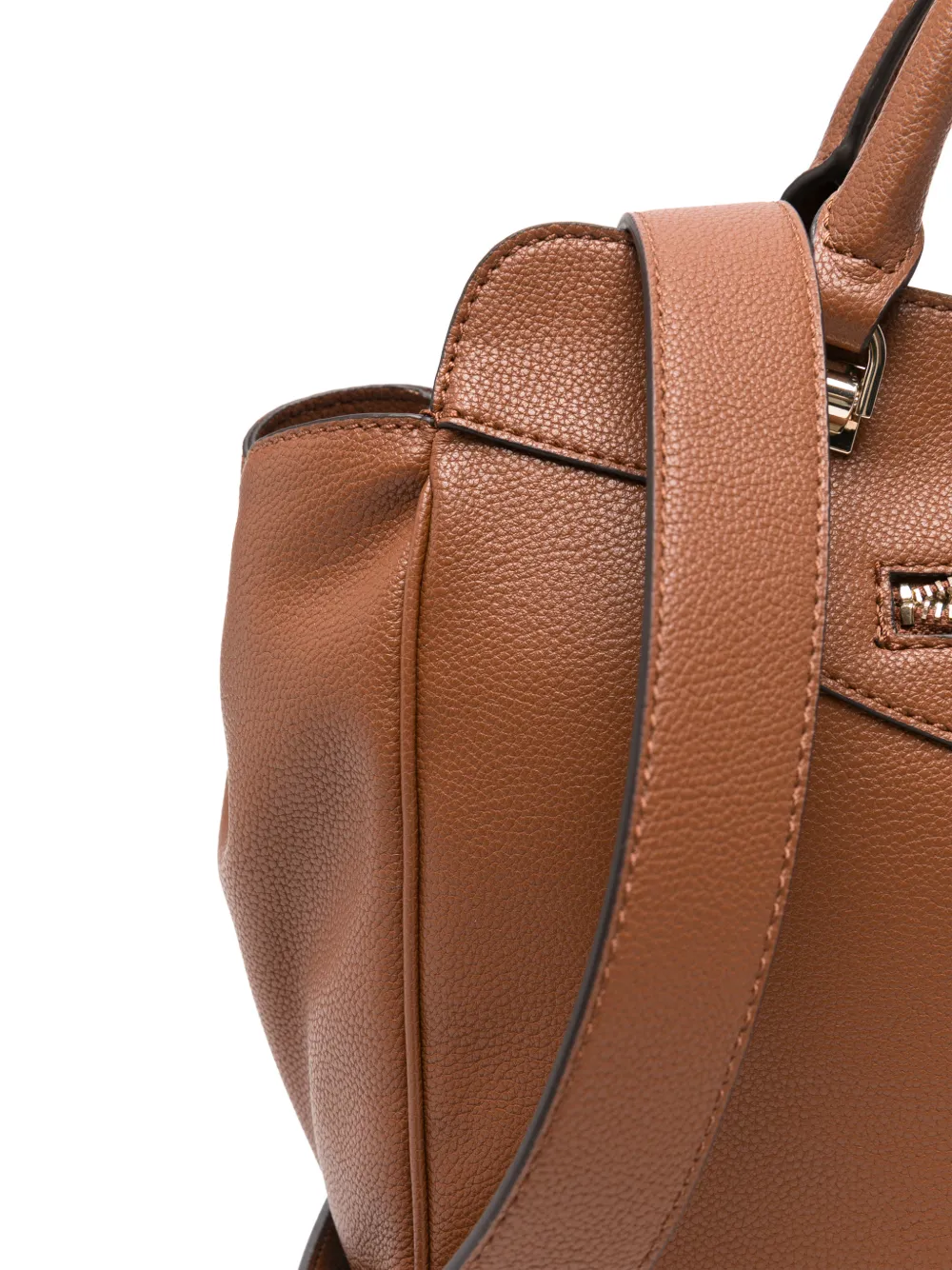 GUESS USA Leren shopper Bruin