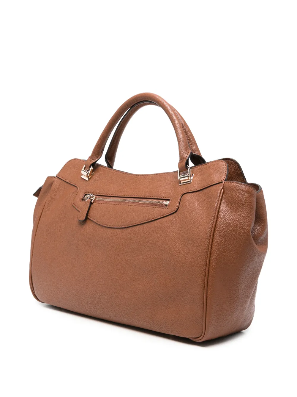 GUESS USA Leren shopper Bruin