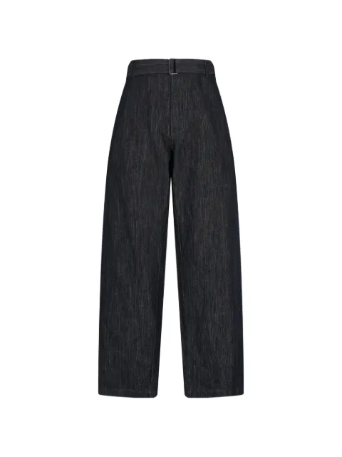CROQUIS pantalones anchos con cinturón