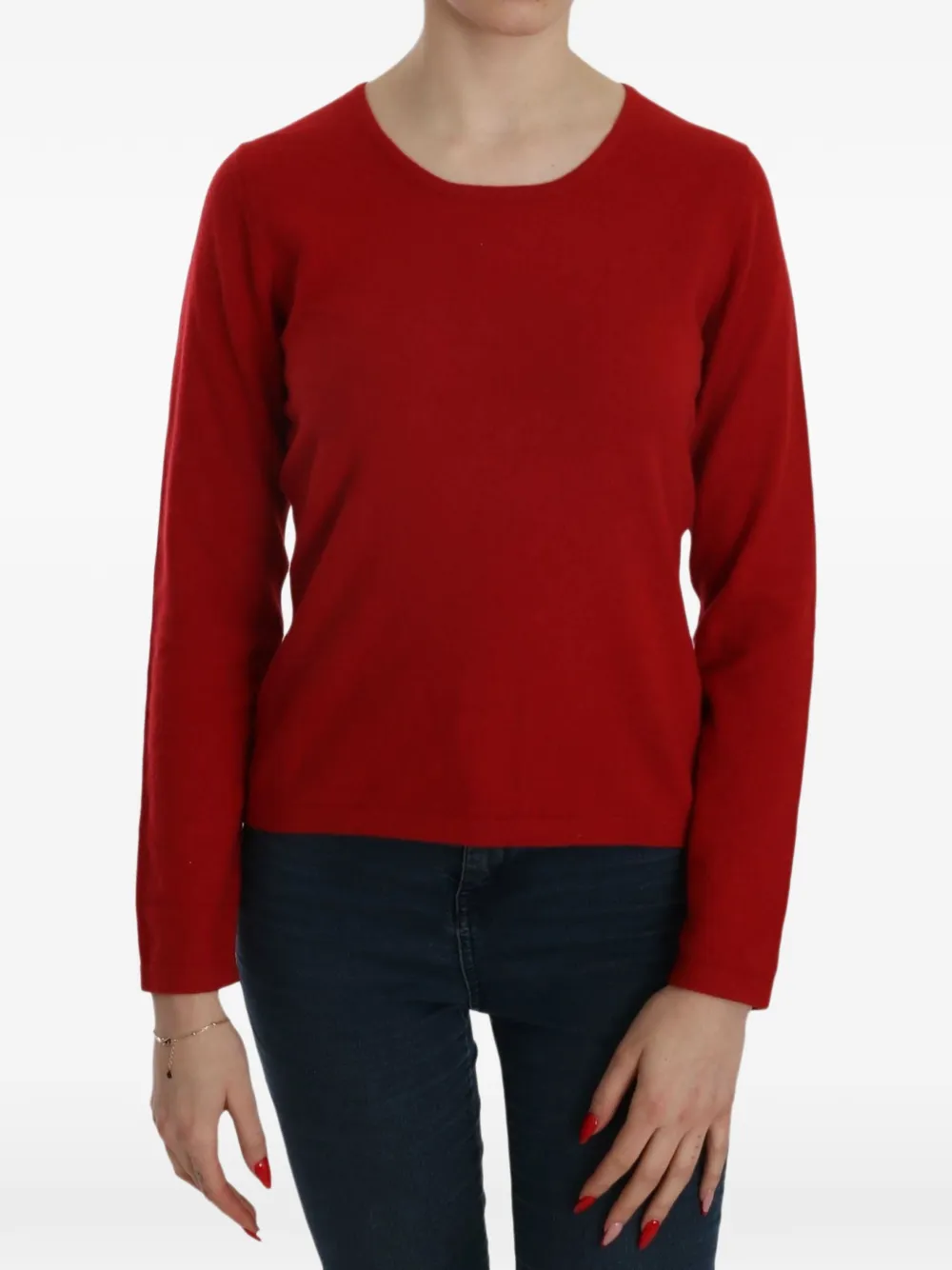 MILA SCHON round-neck sweater