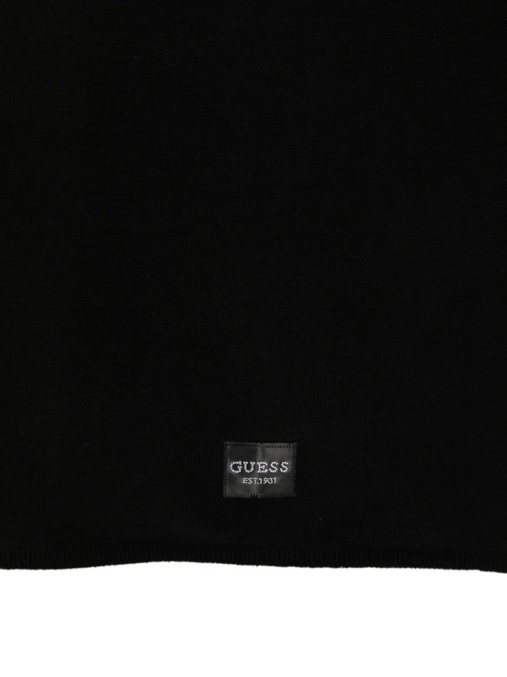 GUESS USA Sjaal met logopatch Zwart