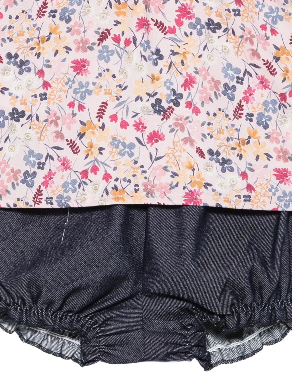 TEDDY & MINOU floral-print bloomer T-shirt and shorts set Roze