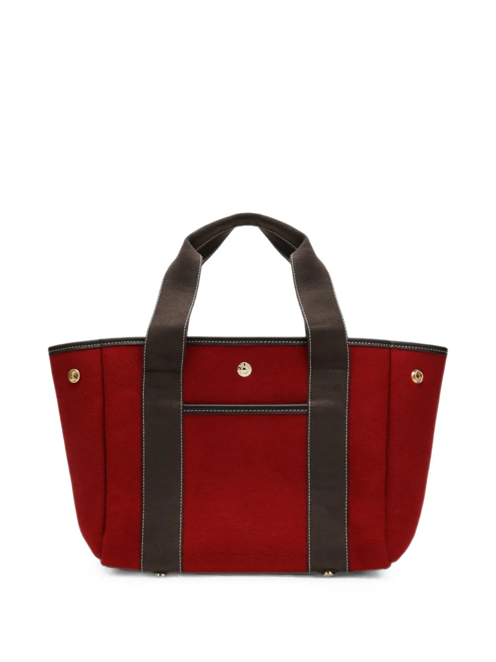 Rue De Verneuil small Traversée leather-trim tote bag