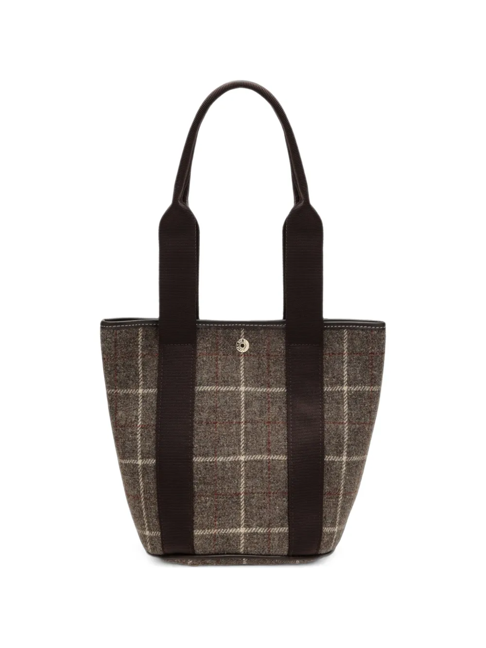 Rue De Verneuil check-pattern bucket bag