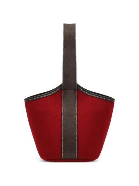 Rue De Verneuil Narita flannel mini tote bag